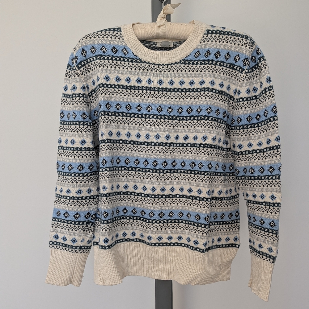 L.L. Bean Fair Isle Pullover Sweater
